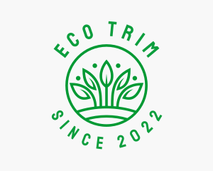 Eco Farm Gardening  logo design