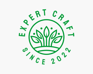 Eco Farm Gardening  logo design