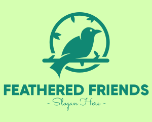 Green Forest Bird logo