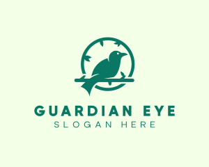 Green Forest Bird logo design