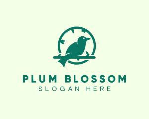 Green Forest Bird logo design