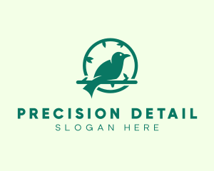 Green Forest Bird logo design