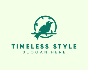 Green Forest Bird logo design