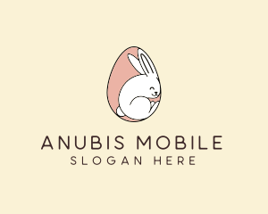 Egg Bunny Rabbit logo design