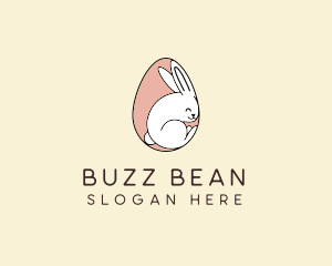 Egg Bunny Rabbit logo design