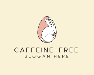 Egg Bunny Rabbit logo design