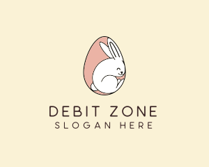 Egg Bunny Rabbit logo design