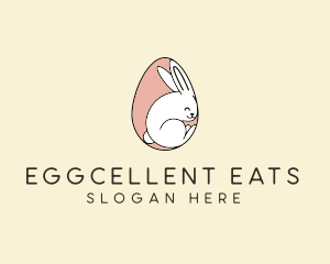 Egg Bunny Rabbit logo