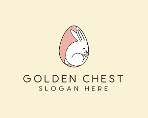 Egg Bunny Rabbit logo design