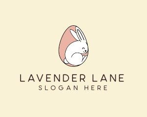 Egg Bunny Rabbit logo design