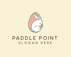 Egg Bunny Rabbit logo design