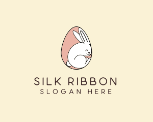 Egg Bunny Rabbit logo design