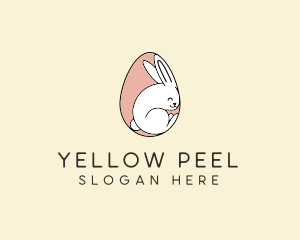 Egg Bunny Rabbit logo design