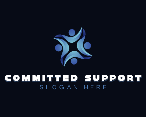 Community Organization Support logo design