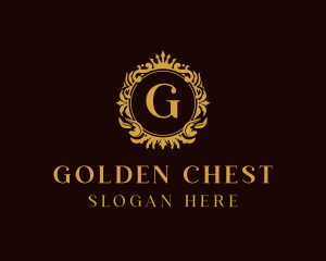 Gold Crown Ornament logo design