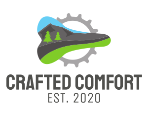 Mountain Bike Seat logo design