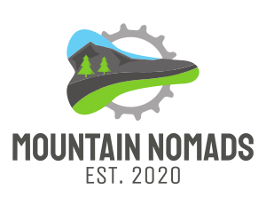 Mountain Bike Seat logo design