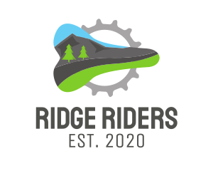 Mountain Bike Seat logo design