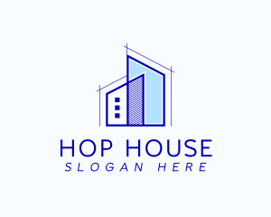 Architect House Building  logo design