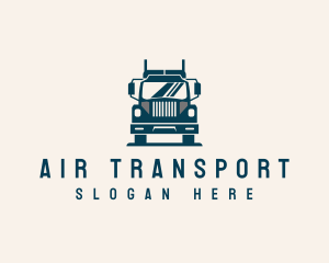 Truck Vehicle Transportation logo design