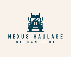 Truck Vehicle Transportation logo design