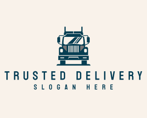 Truck Vehicle Transportation logo design