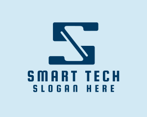 Super Tech Letter S logo design