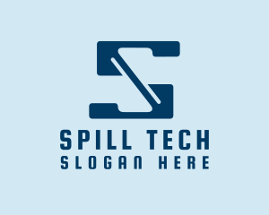 Super Tech Letter S logo design