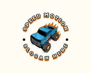 Monster Truck Racing logo design