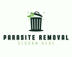 Trash Bin Sanitation logo design