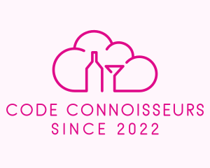 Bottle Cocktail Cloud logo