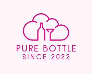 Bottle Cocktail Cloud logo