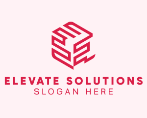 Logistics Cargo Box logo design