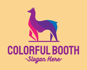 Colorful Alpaca Sunglasses logo design