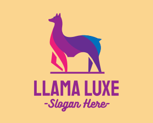 Colorful Alpaca Sunglasses logo design