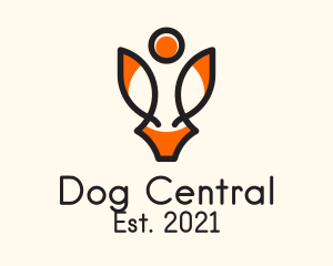 Human Fox Conservation logo design