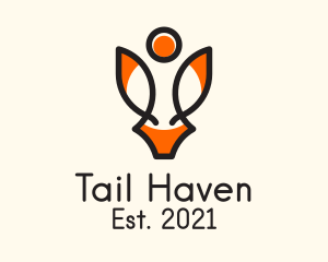 Human Fox Conservation logo design