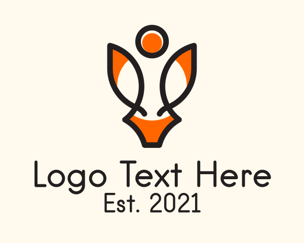 Fox Tail logo example 2