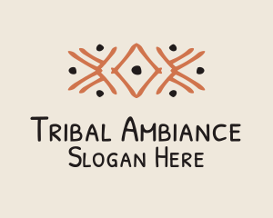 Orange Tribal Detail logo design