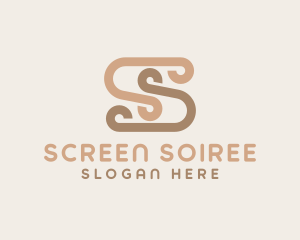 Interior Design Studio Letter S logo design