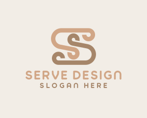 Interior Design Studio Letter S logo design