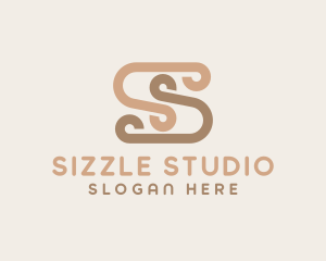 Interior Design Studio Letter S logo design