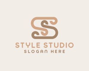 Interior Design Studio Letter S logo design