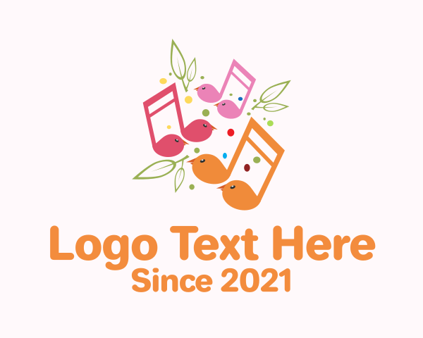 Music Notes logo example 3