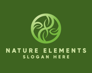 Natural Organic Herb logo design