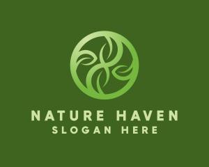 Natural Organic Herb logo design