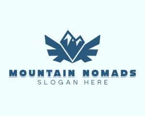 Mountain Summit Hiking logo design