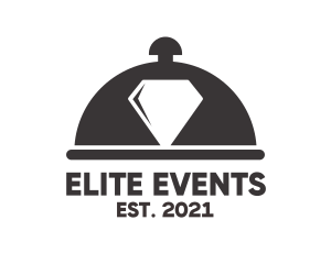 Diamond Food Event Catering Cloche logo