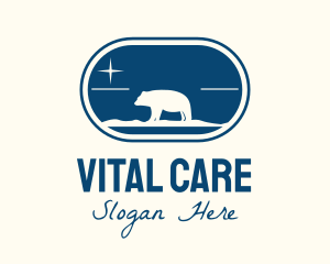 Blue Polar Bear  logo