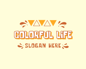 Colorful Festival Wordmark logo design